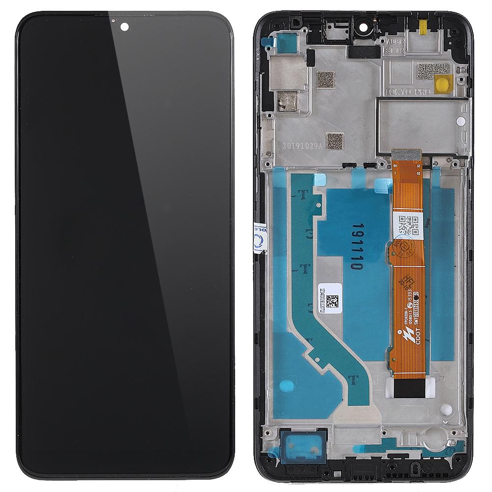 Für Alcatel 3L (2020) 5029 Klasse C LCD-Bildschirm und Digitalisierer-Baugruppe + Rahmenteil (Ohne Logo)