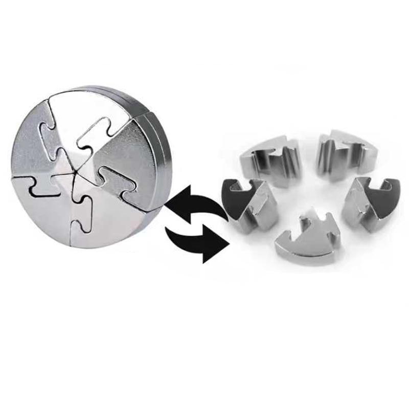 Metal Puzzles Difficult Brain Teasers for Adults Teens Kids Casse Tete IQ Test Disentanglement Toys Educational Mind Games