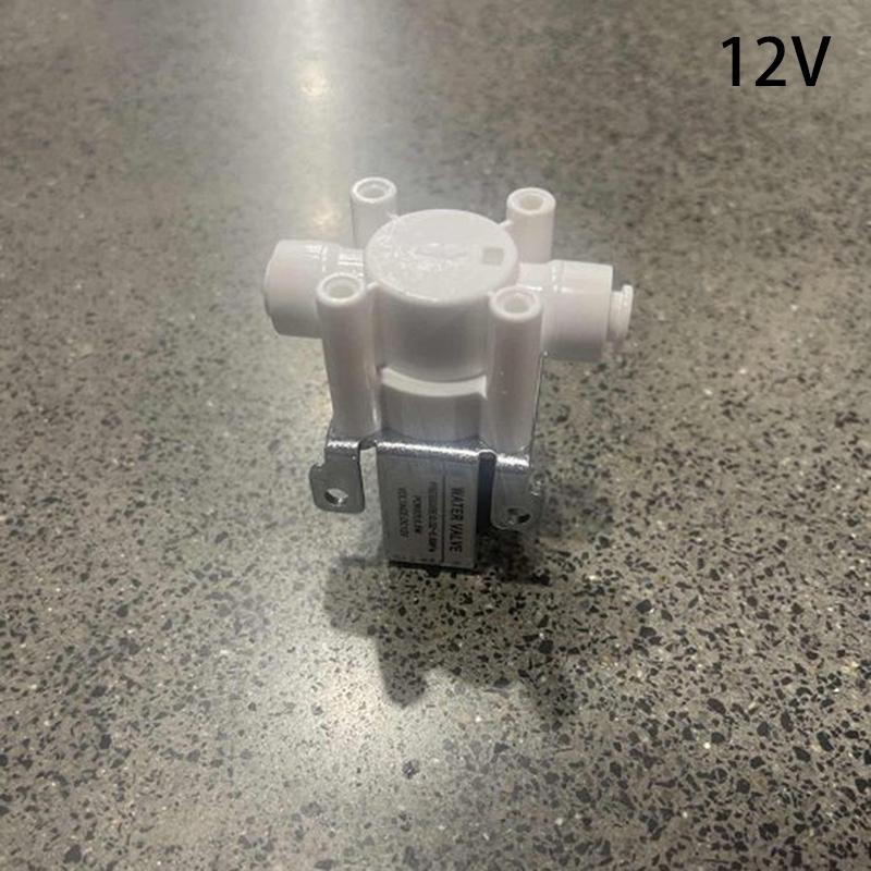 1Pc Inlet Solenoid Valve 12V/24V Pure Water Machine, Water Purifier, Reverse Osmosis 2-Point Quick Connect Valve Switch