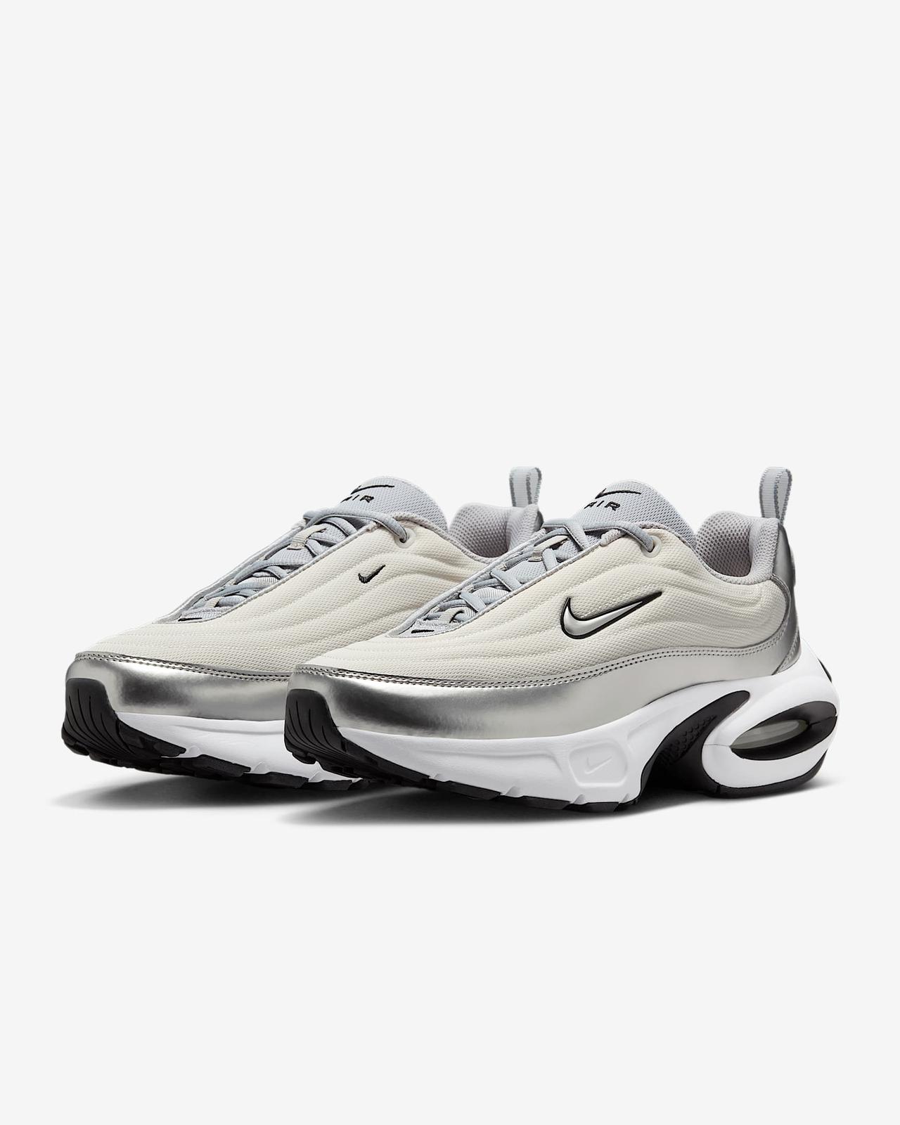 HM0256-001 Nike Air Max Portal SE Металлический серебристый Фантомный белый Черный (Женский) 6W