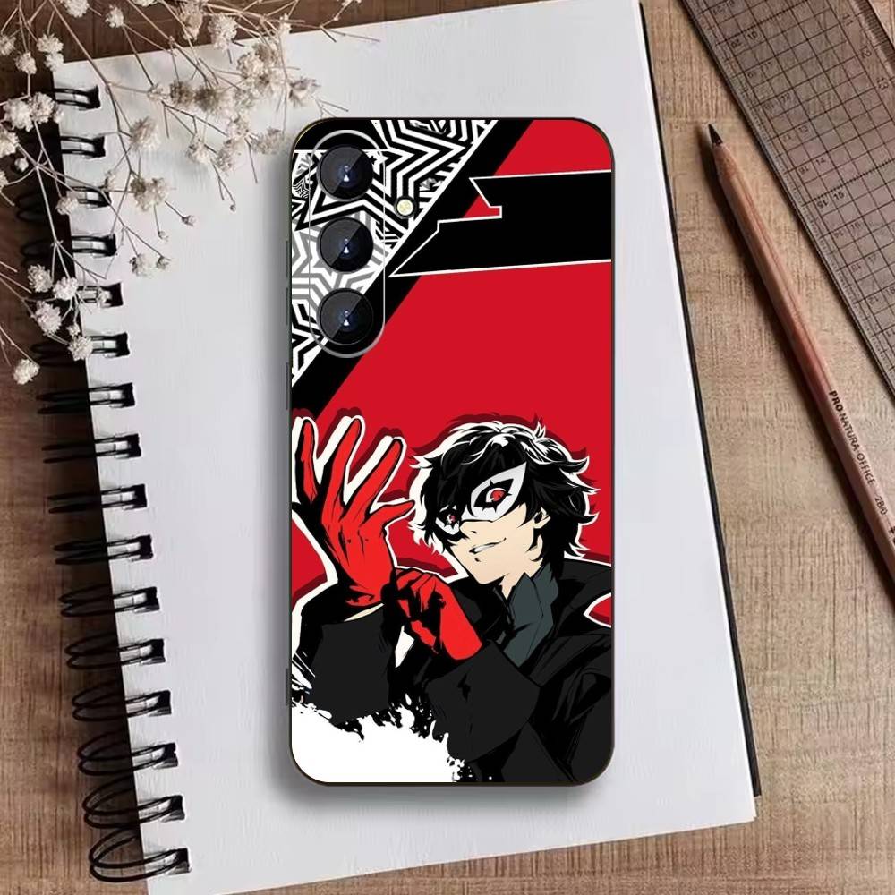 P-Pers-Sona 5 Joker  Phone Case For Samsung Galaxy A73,21,22,32,71,53,52,51,80,5G Soft Black Cover