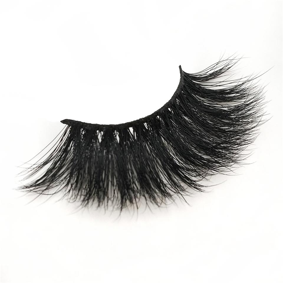 ROTE SIRENE Nerz-Wimpern Handgefertigt 25mm Wimpern Großhandel 100% Nerzhaar 3D-Wimpern Make-up-Werkzeug Lange künstliche Wimpern 36A