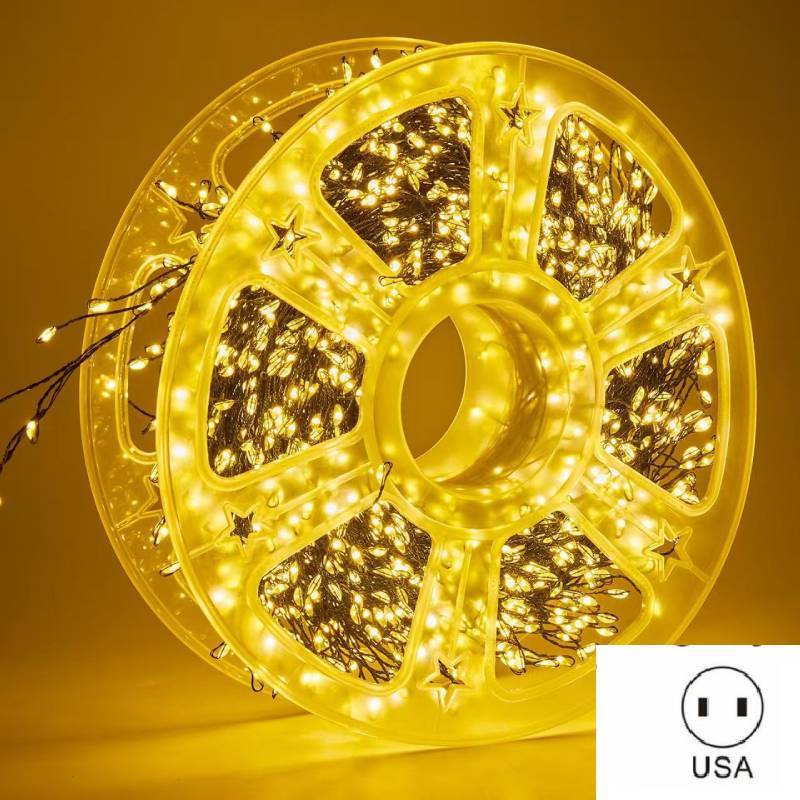 Firecracker Copper Led Wire Light String Green Outdoor Holiday Supplies Garden