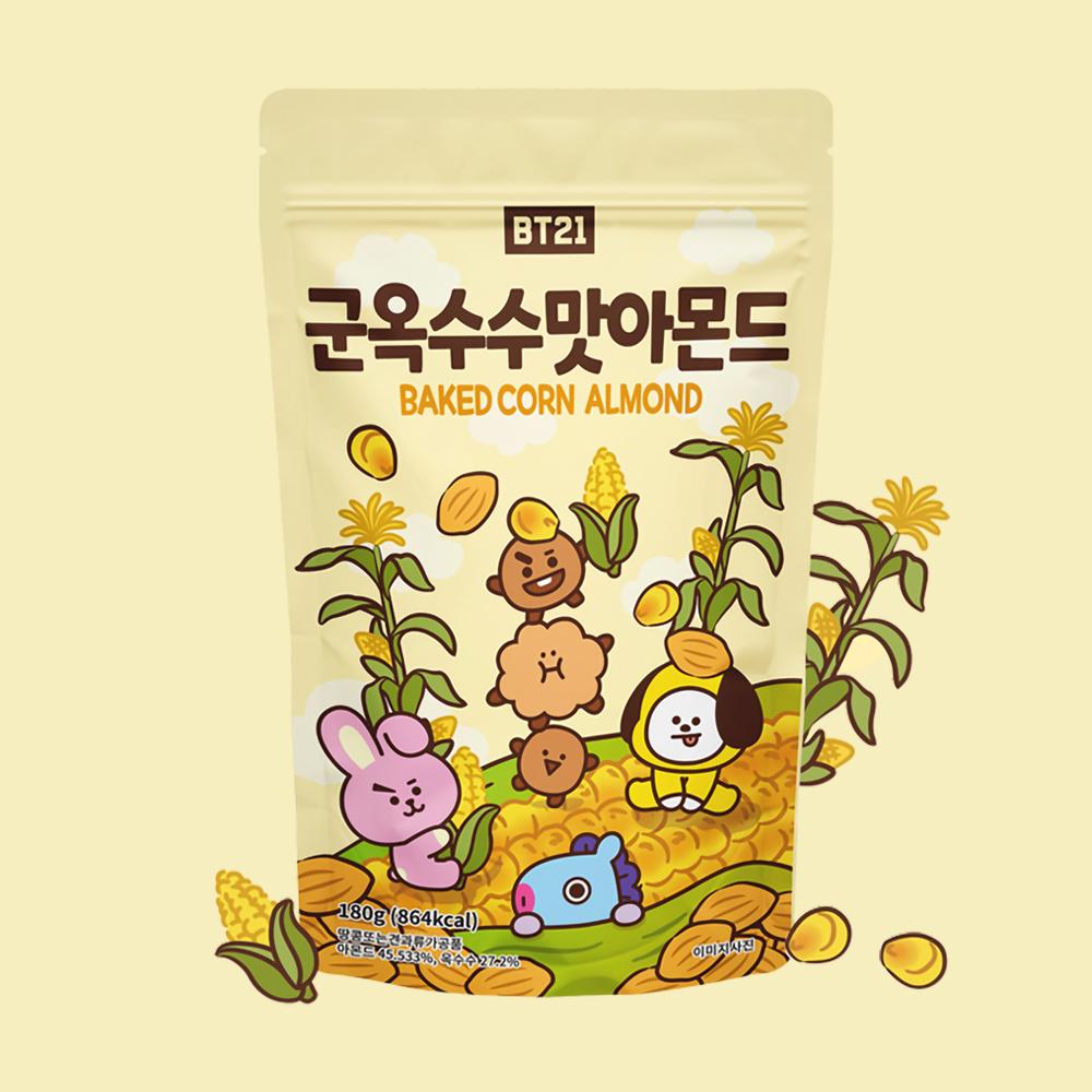 BT21 Flavored Almonds (180g)