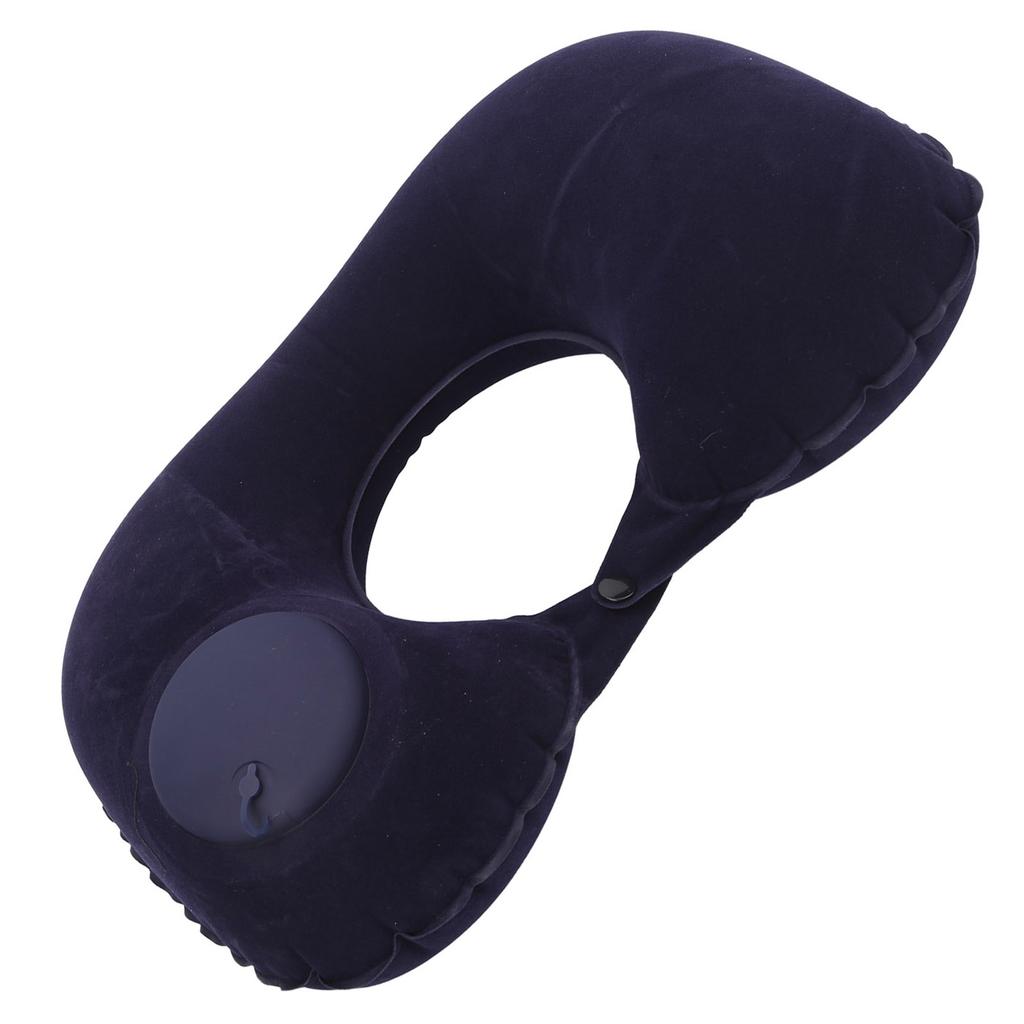 U Shape Pillow Press Inflatable Soft Head Rest Cushion Cervical Protection for Car Office