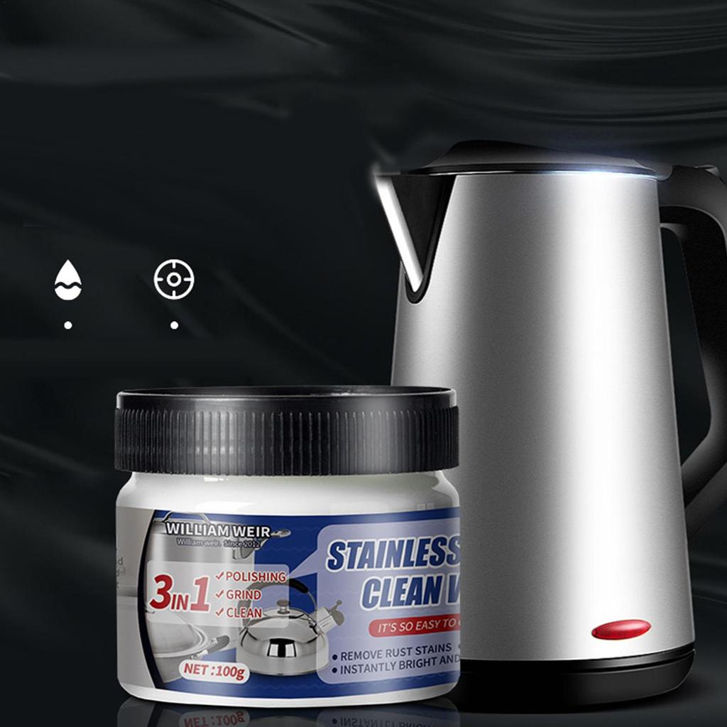 Metallreiniger Rostentferner 100g Edelstahl Metall Rostschutzcreme für Autozubehör Keramik Metall Polierpaste