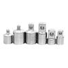 CR-V Chrome Vanadium Steel Ratchet Socket Adapter Set: 1/2 To 3/8 To 1/4