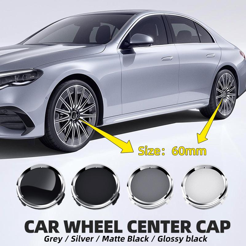 FRDN3 4pcs 60mm Car wheel Hub Cap Emblem badge for Mercedes Benz C180 E300 GLC W163 W166 W167 W204 W205 W212 W213 X253 W117 W176 W164