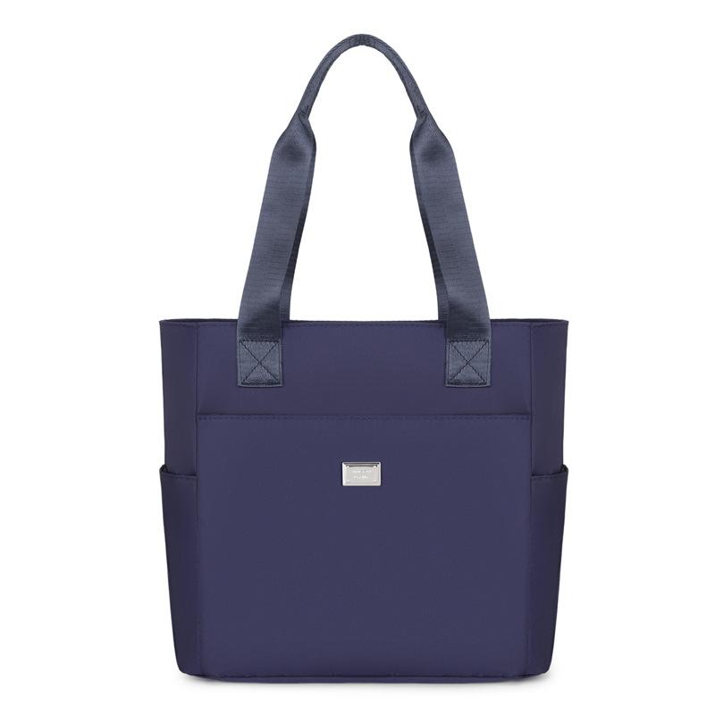 

New fashionable multi-functional one-shoulder large capacity lightweight tote mommy bag portable casual women s bag синій