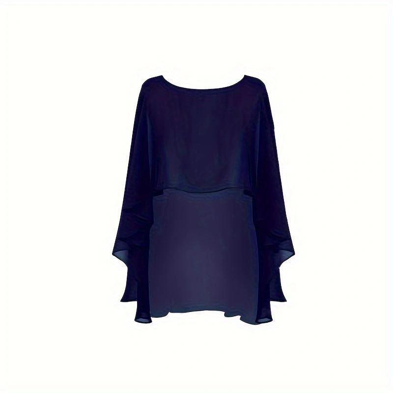Nuova Sciarpa Lunga in Chiffon Sottile Monocolore Protezione Solare Traspirante Donna Stola Lunga Disponibile in Più Colori