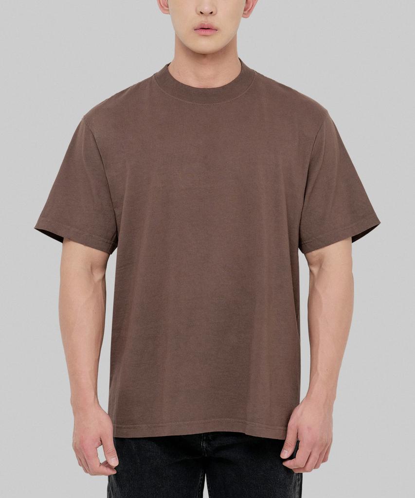 SHAKA WEAR [2Pack] 7.5Oz Garment-Dyed Oversized Plain Short Sleeve T-Shirt_Color (Type A)