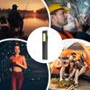 Flashlight Rechargeable Clip On Waterproof Light Handheld Flashlights With Magnetic Tail For Hiking Walking Outdoor Travel Car