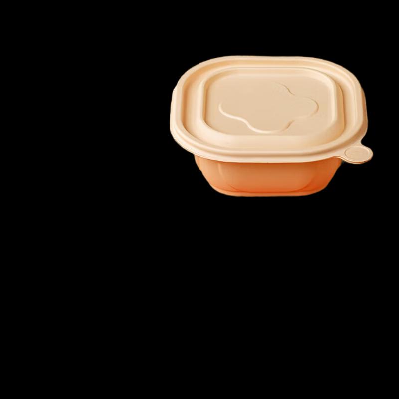 Biodegradable Corn Starch Square Food Container