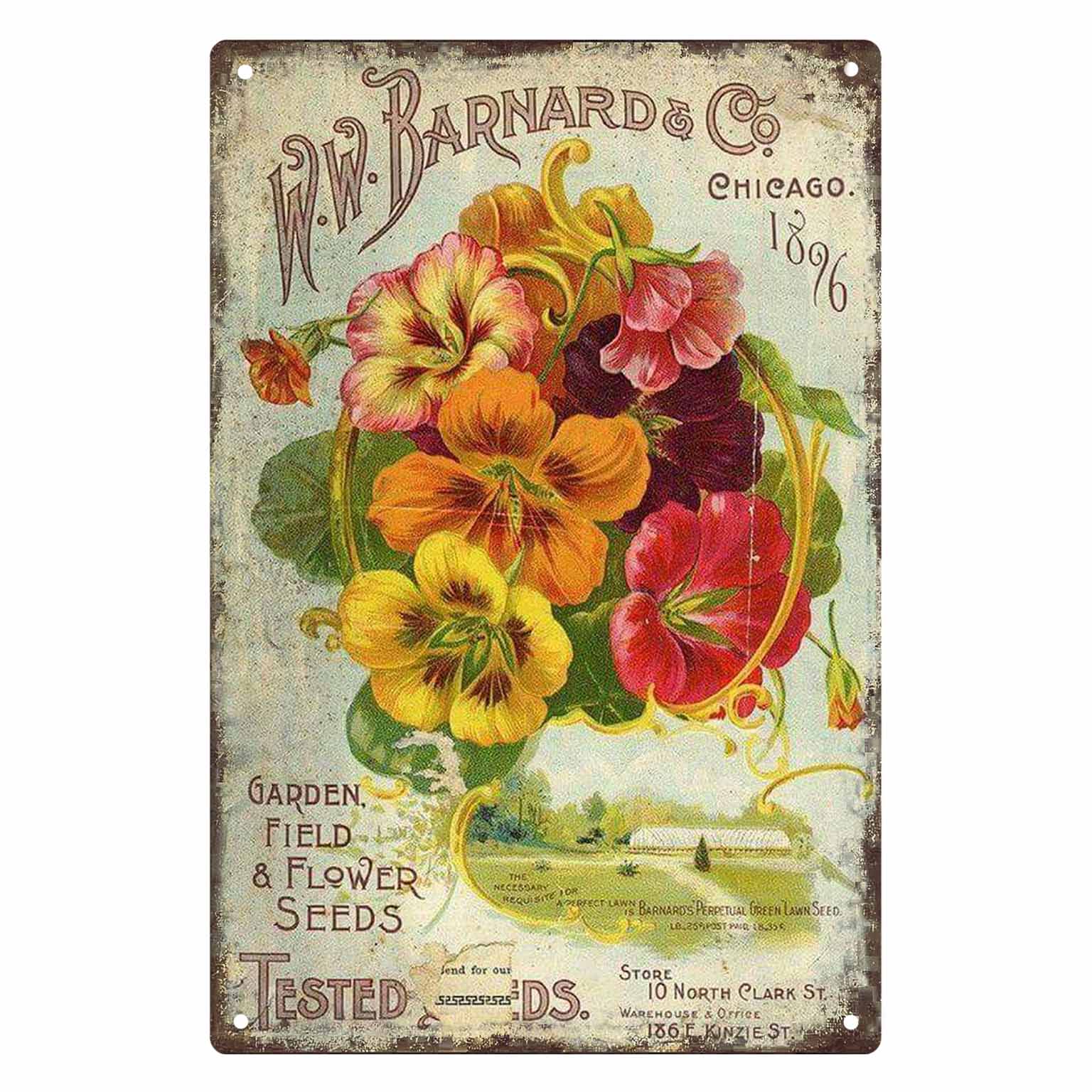 

Vintage Metal Sign Poster Cafe Bar Garage Living Room Kitchen Wall Art Decoration Plaque Gift Wall Sculptures 20x30cm