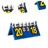 Sports Scoreboard Manual Score Cards Foldable Accessories Tabletop Board for Baseball Football