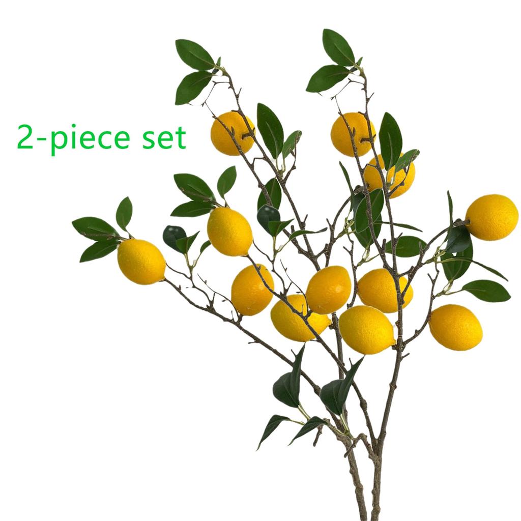 Faux Orange Branches Artificial Fruit Stems for Home Decor Vase Filler Greenery Indoor Decoration Accents