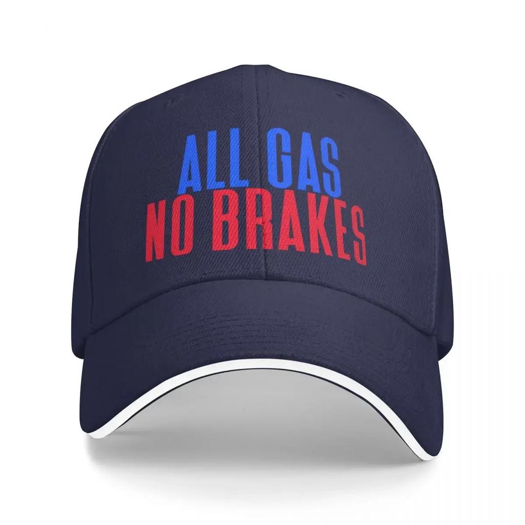 All Gas No Brakes Andrew Callaghan Baseball Cap Visor Christmas Hat Golf Cap Funny hats For Women Unisexs