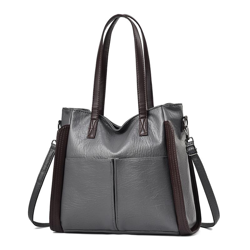 Damen Tragetaschen Mode Neue Damen Große Kapazität Schultertasche Trend Leichter Luxus Textur PU-Leder Umhängetasche Damen