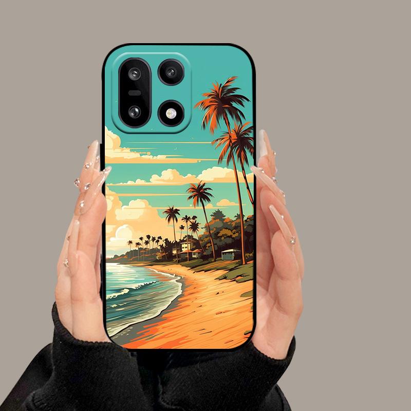 For OnePlus 15 5G Case Cute Cartoon Painted Soft Silicone Back Cover For OnePlus15 One Plus 15 TPU Bumper Full Protection Fundas