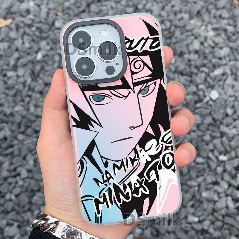 Bunte Ninja Laser iPhone 15 Pro Hülle - Aurora Weiß für Apple 11XsMax, 12, 13, 14, Plus