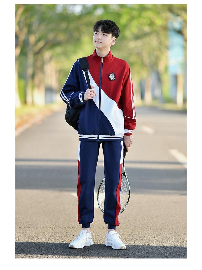 Preppy Style Three-Piece School Uniform Set for Students – Autumn Collection
