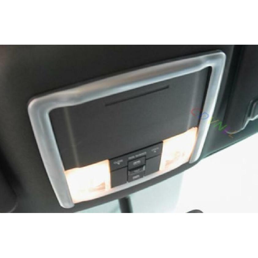 Matt Silver Front Reading Lamp Frame Cover Trim 1PCS For Ford Explorer 2011-2019