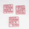 Large Size and Small Size Clay Polymer Plastic Earring Mold Clay Cutting Diy Basic Geometry Soft Pottery Earring Mold