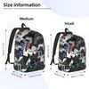 Pikmins Pattern Cool Rucksack Lightweight High School Work  Daily Pack for Men Women College Fabric Bags Suitable for All Ages