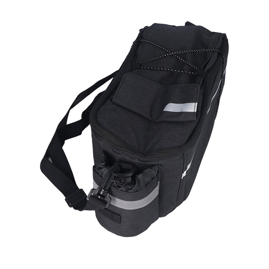 Mountain Bike Back Seat Bag Bicycle Rear Seat Bag Riding Equipment Accessories Black