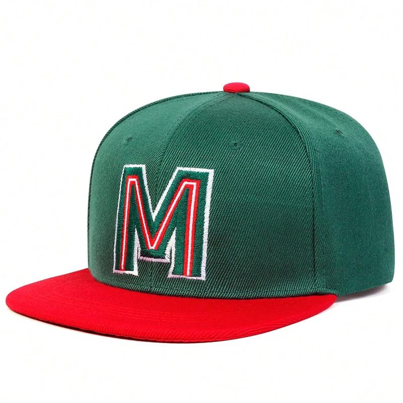 

Unisex M Letter Embroidery Hip-Hop Hats Fashion Outdoor Adjustable Casual Baseball Caps Sunscreen Hat Sports Cap