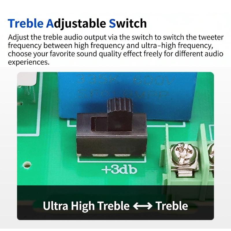 Professional Adjustable Speaker Frequency Divider WEAH-247 Supporting 400W Power for Enhancing Sound Quality