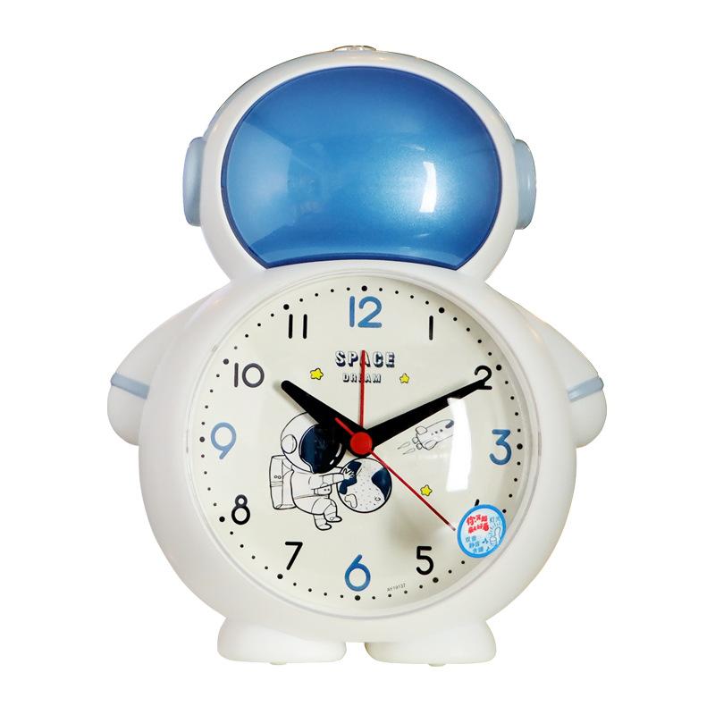 Astronaut Creative Children's Alarm Clock Student Astronaut Timing Function Children's Scan Seconds Creative Cartoon Alarm Clock
