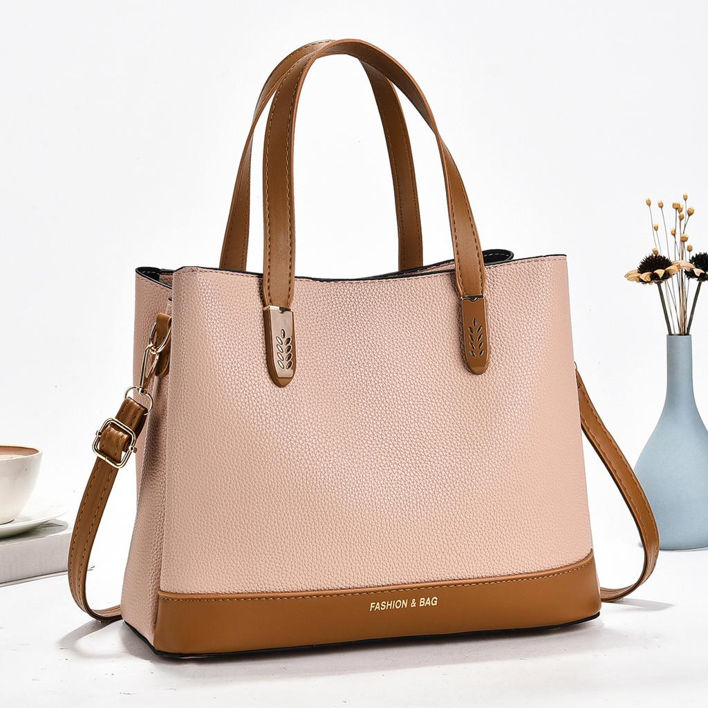 Fashionable Women's Shoulder Bag Hot Sale of The Season New Style Versatile Handbag PU Leather Large Capacity Female Tote Sac