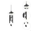 Solar Powered Light with Wind Chime Hanging Decoration Versatile Decorative for Gardening Gift