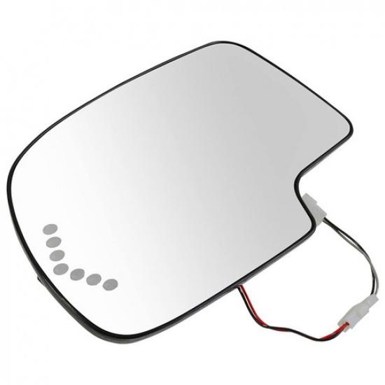 Exterior Mirror Signal Glass Heated Driver Side For 2003-05 Cadillac Escalade