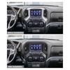 Carbon Fiber Radio Display Navigation System Cover Trim For Chevy Silverado 19+