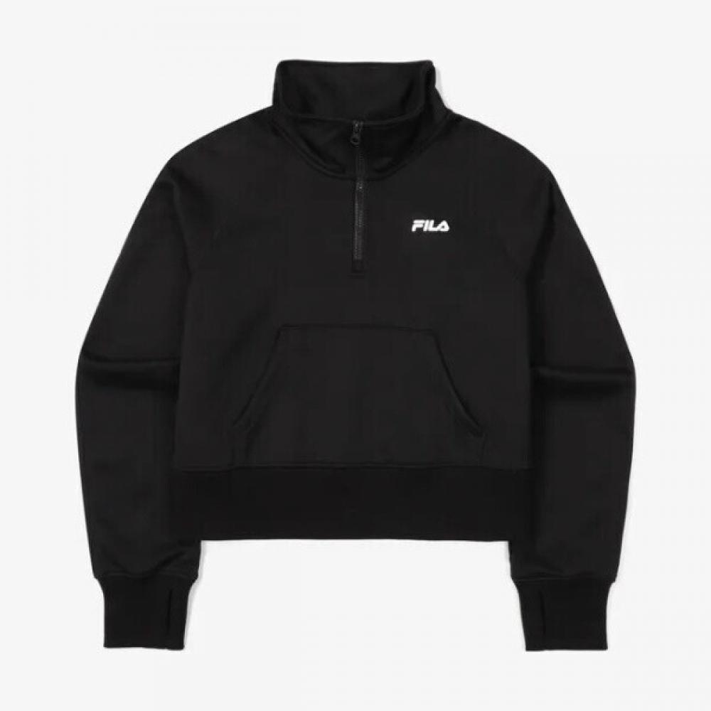 Fila Half Zip Fleece Sweatshirt Fs2pof4251fblk 100(L)