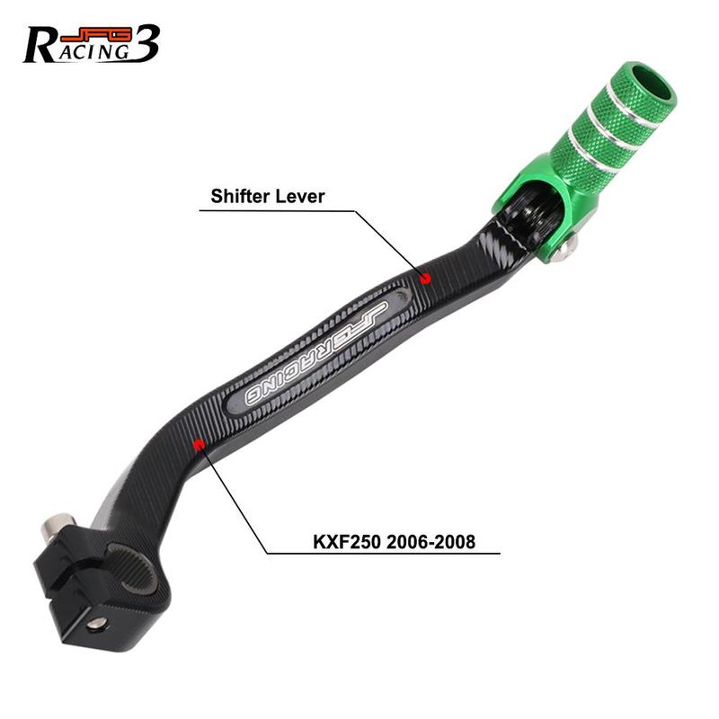 Motorcycle CNC Gear Shift Shifter Lever Pedal For KAWASAKI KXF250 KX250F KX 250F KXF 450 2006 2007 2008