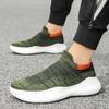 Fashion Minimalist Knit Men's Casual Sneakers Cushioned Insole Gym Walking Stylish Outdoor Comfortable Unisex Jogging Male Sports Shoes