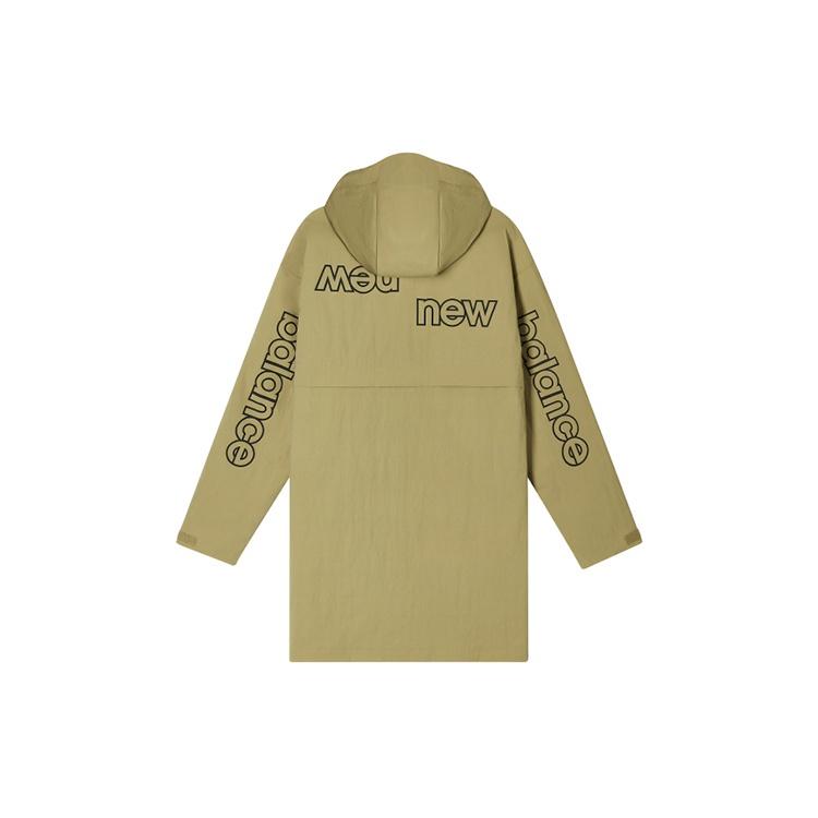 New Balance Casual Lifestyle Long Jacket Asia Sizing 'Olive Green' Men's AMJ11337-BEI