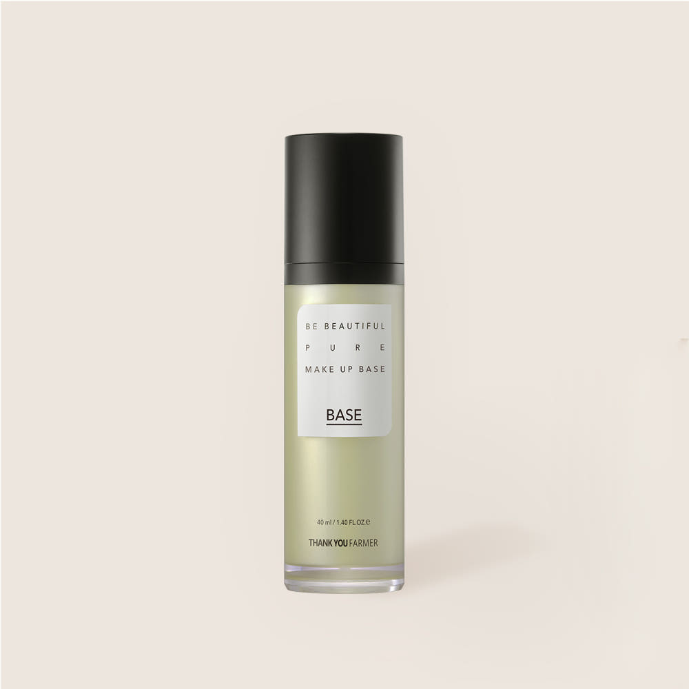 THANK YOU FARMER Be Beautiful Pure Make Up Base 40ml Green SPF30 PA++ Redness Correcting Primer