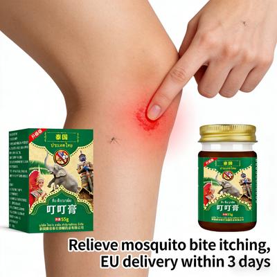 Thai Ding Ding Paste Responds To Wild Leg Mosquito Attacks, Repairs and Maintains Stability