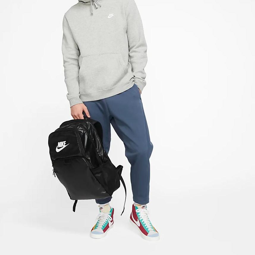 Nike Polyester Backpack Regular Men's Black & White BA6123-011