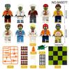 Vs Zombies Plants Building Blocks Bricks Construction Toy Garden Game Model Doll