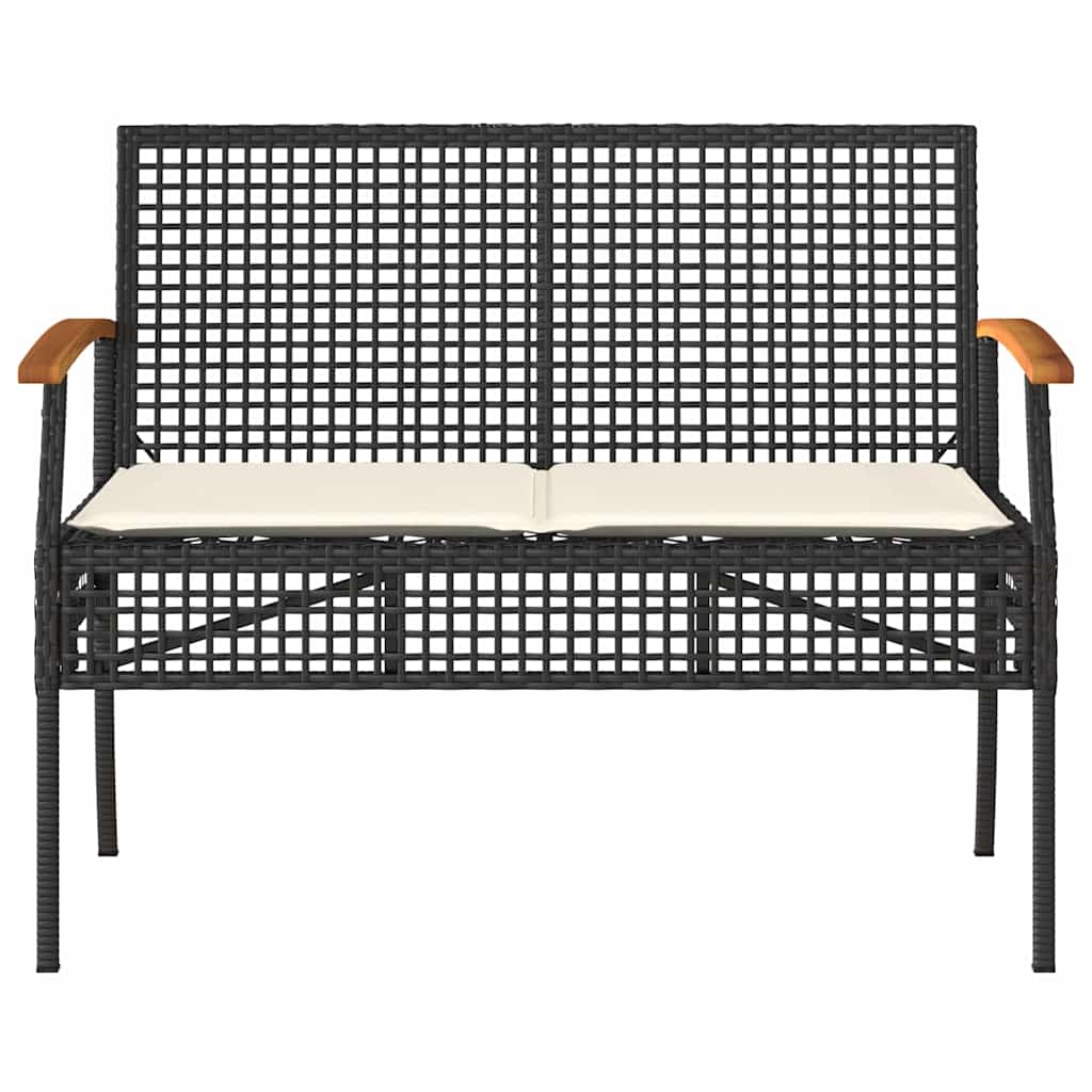 Vidaxl 4-Piece Lounge Set With Cushions, Poly Rattan