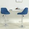 Day and Night - Day and Night Kitchen Stool 2 Units In Blue Velvet