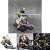 Stunning 8 Inch Roronoa Zoro One Piece Anime Figure Collection Model