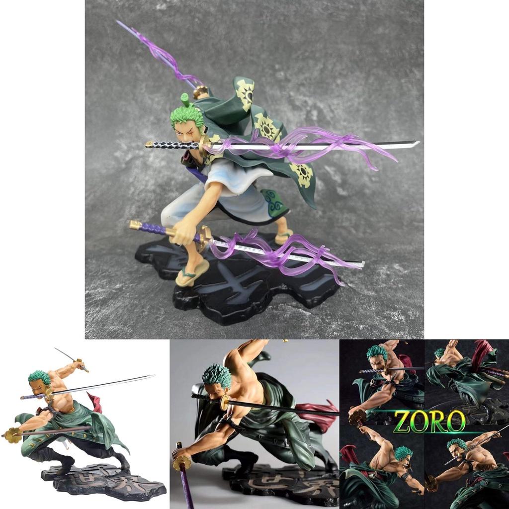 Stunning 8 Inch Roronoa Zoro One Piece Anime Figure Collection Model