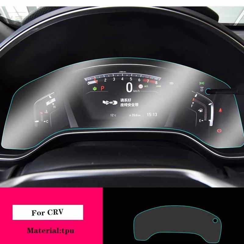 For Honda CRV  Gps Navigation trument Central Control Screen Tpu Protective Film Auto Interior Adhesive Car Accessorie