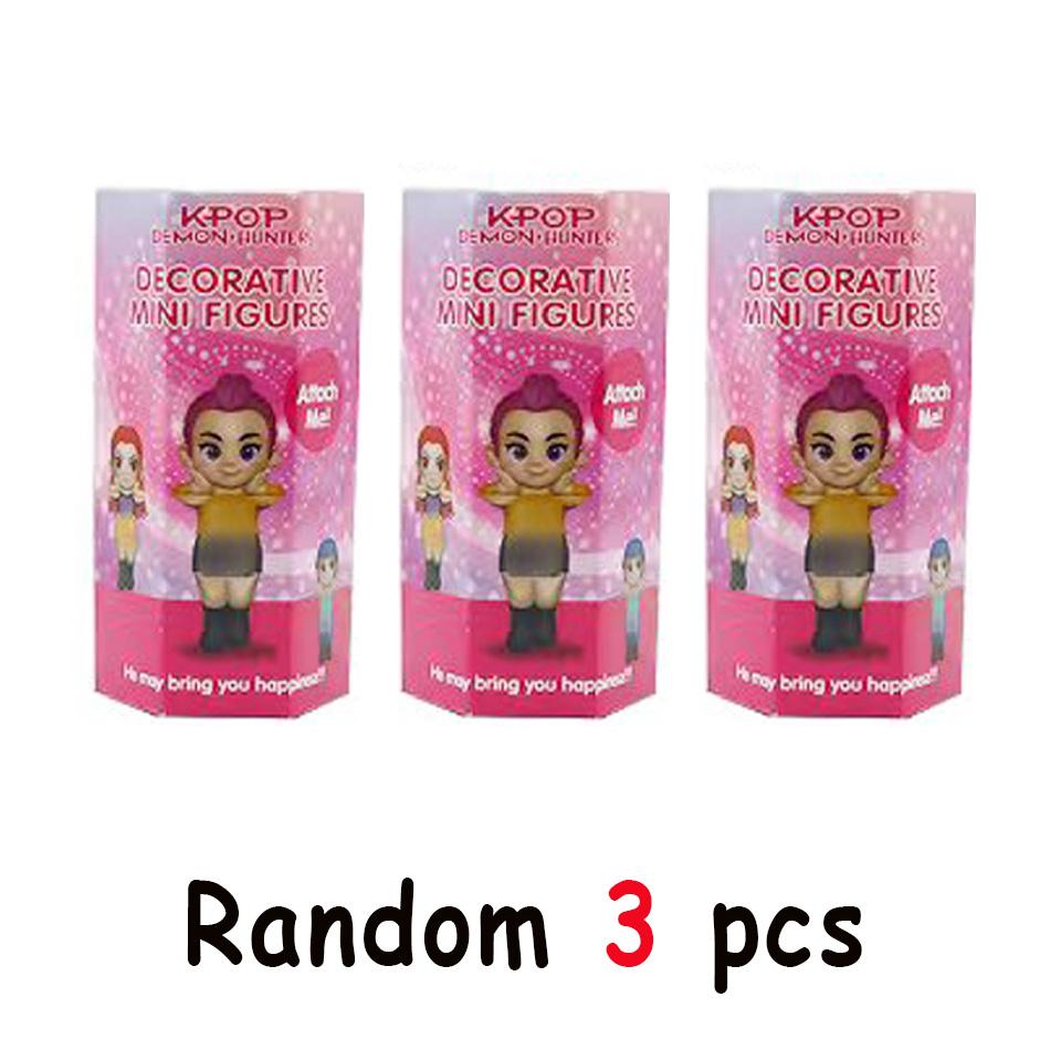 12pcs Kpop Demon Hunters Action Figure Toy Derpys Tiger Rumi Mira Zoey Sussy Figurine Doll For Christmas Gifts